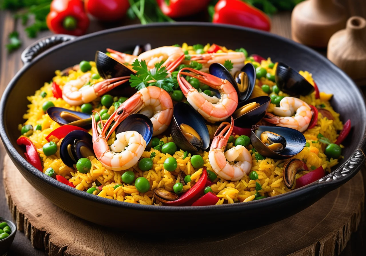Paella in Catalan Style