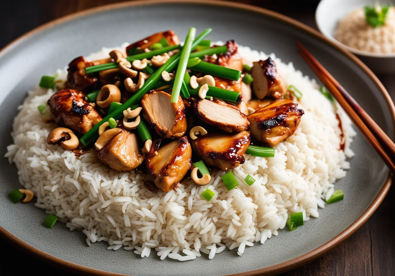 Chicken with Cashew Nuts from the Wok