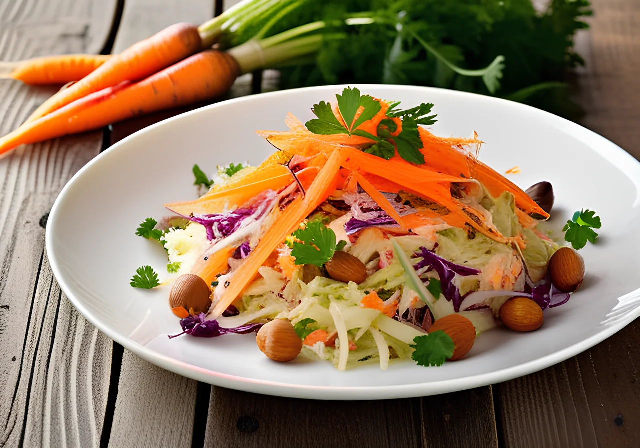 Carrot Sauerkraut Salad