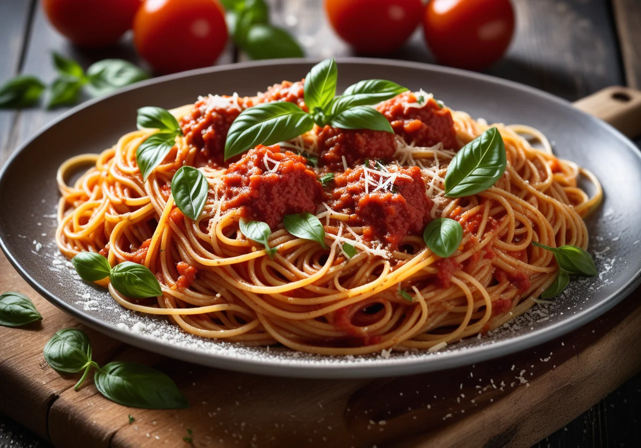 Spaghetti with Tomato Sauce