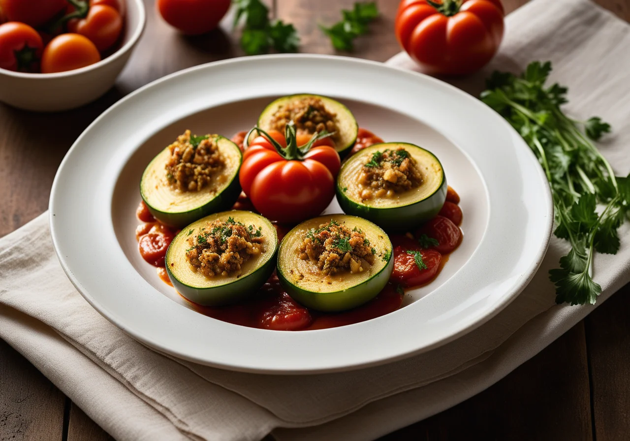 Stuffed Baked Zucchini