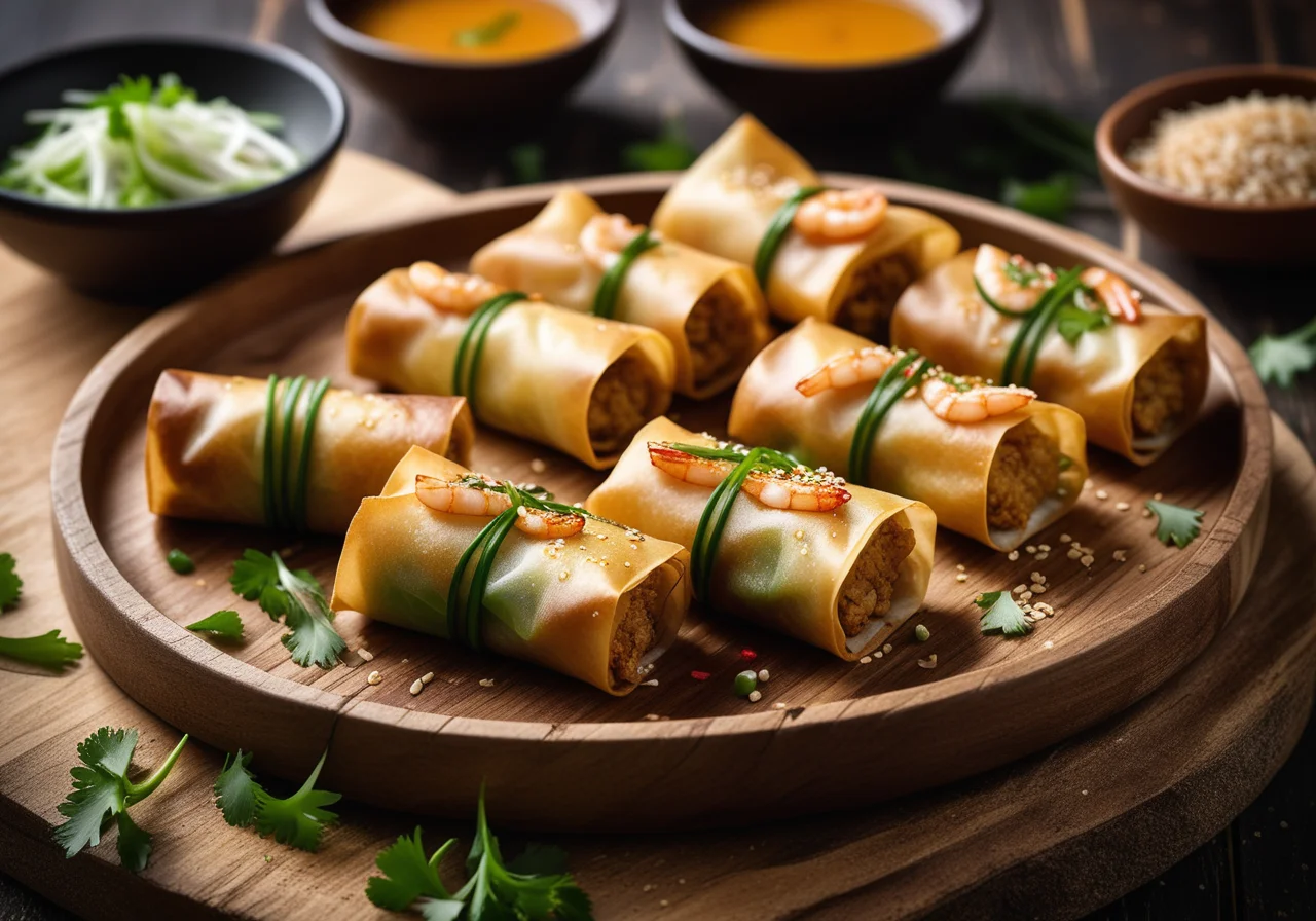 Baked Spring Rolls