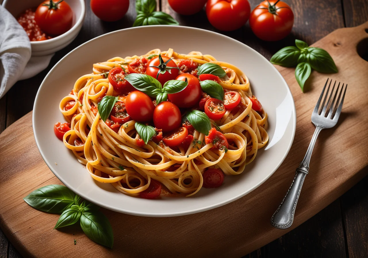 Pasta with Tomato Sauce