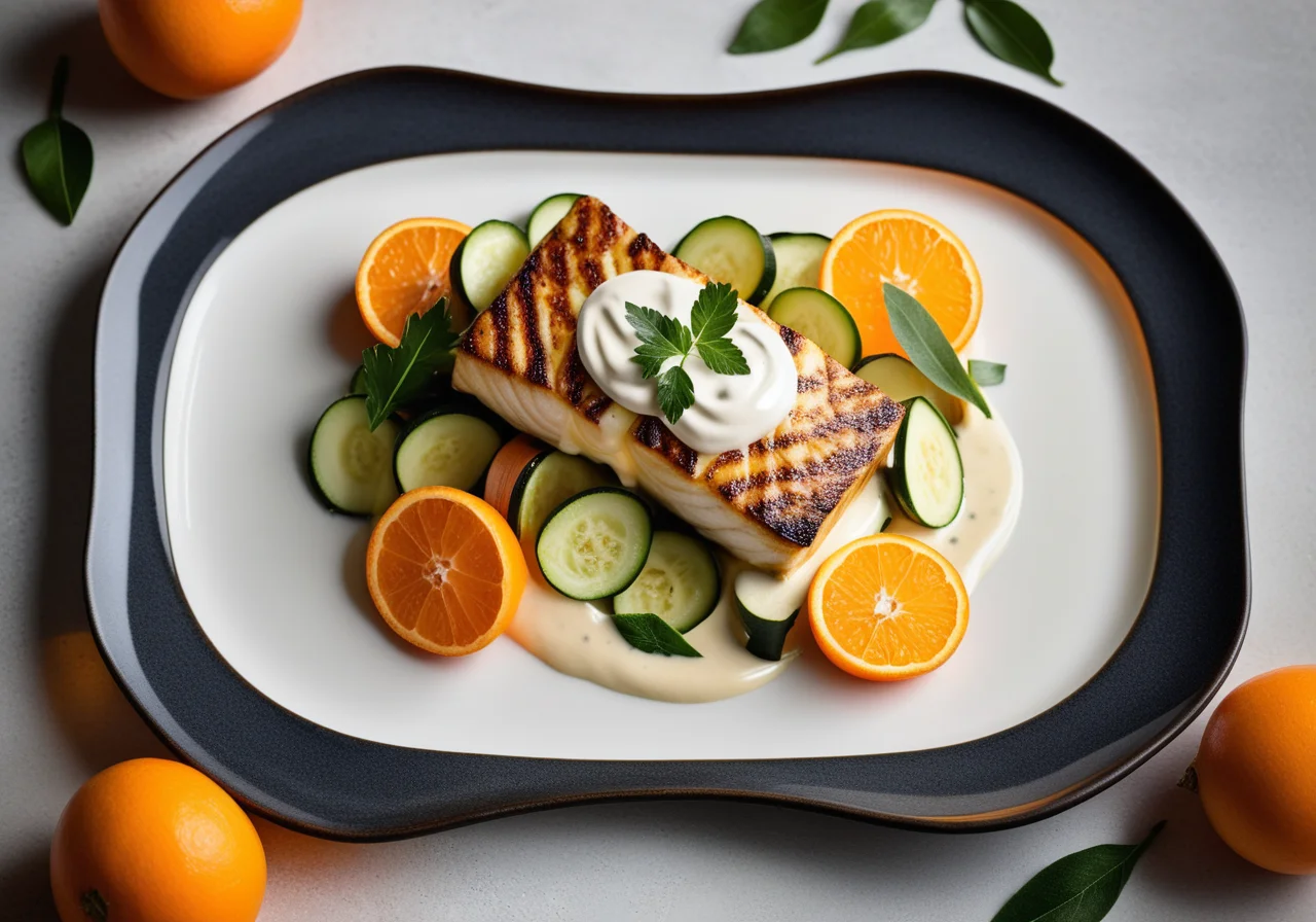 Cod with Cream Sauce