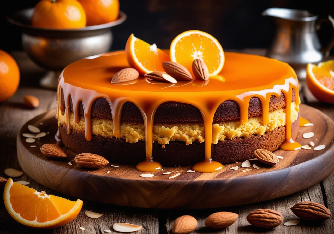 Orange Cake (vegetarian)