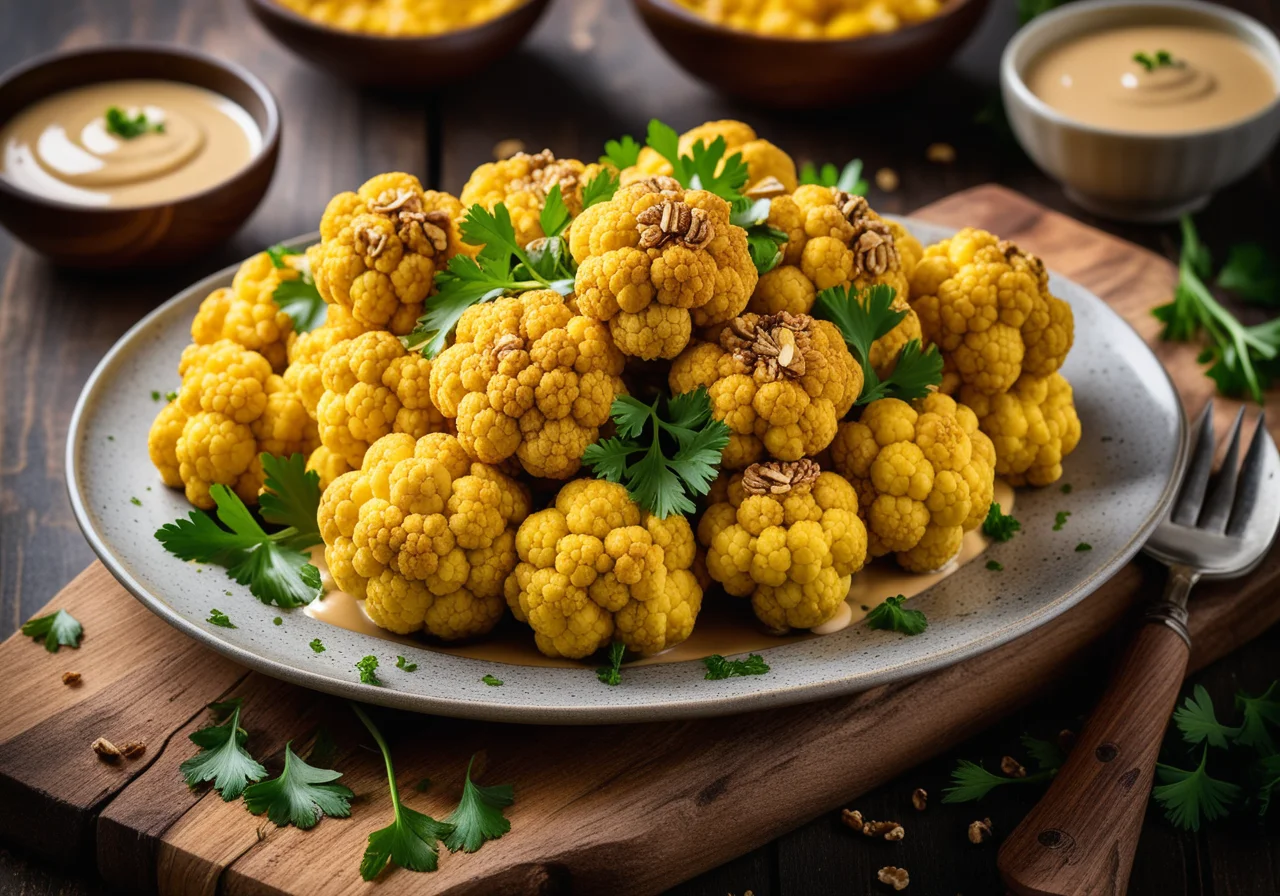 Cauliflower with Walnut Sauce (Turkey)