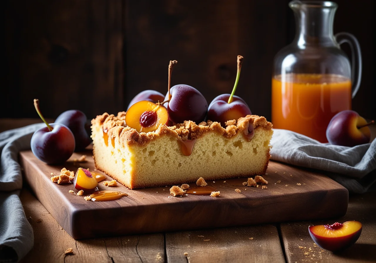 Plum Cake with Streusel