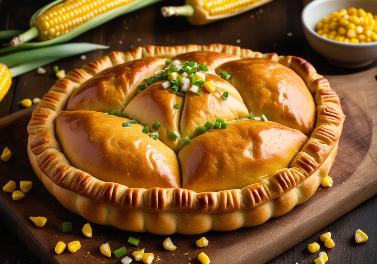 Chicken Corn Filled Pastry