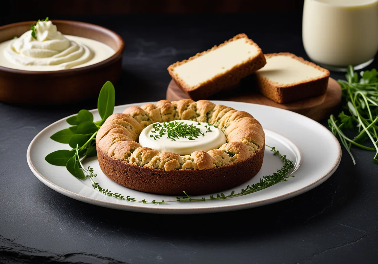 Zucchini Bread with Spicy Dip