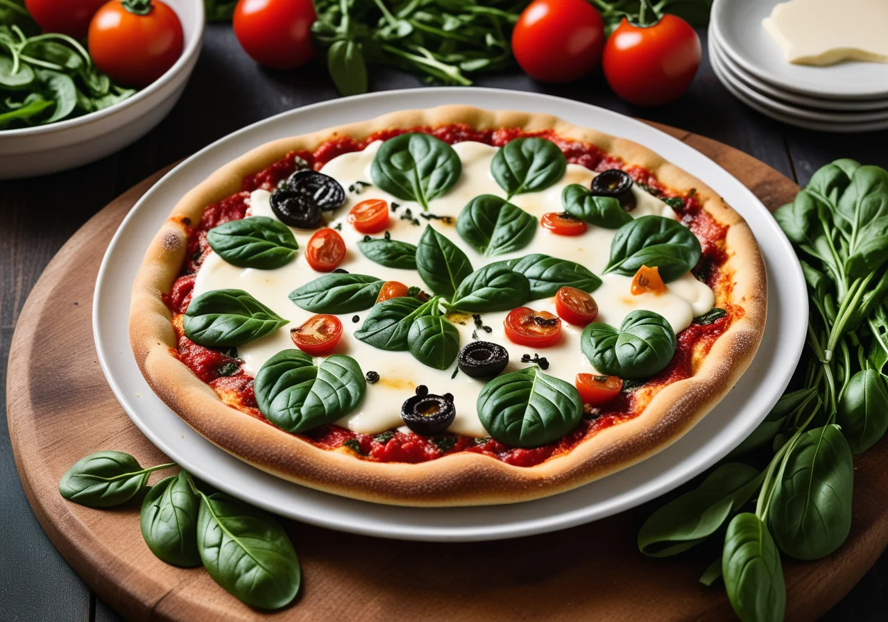 Spinach Pizza