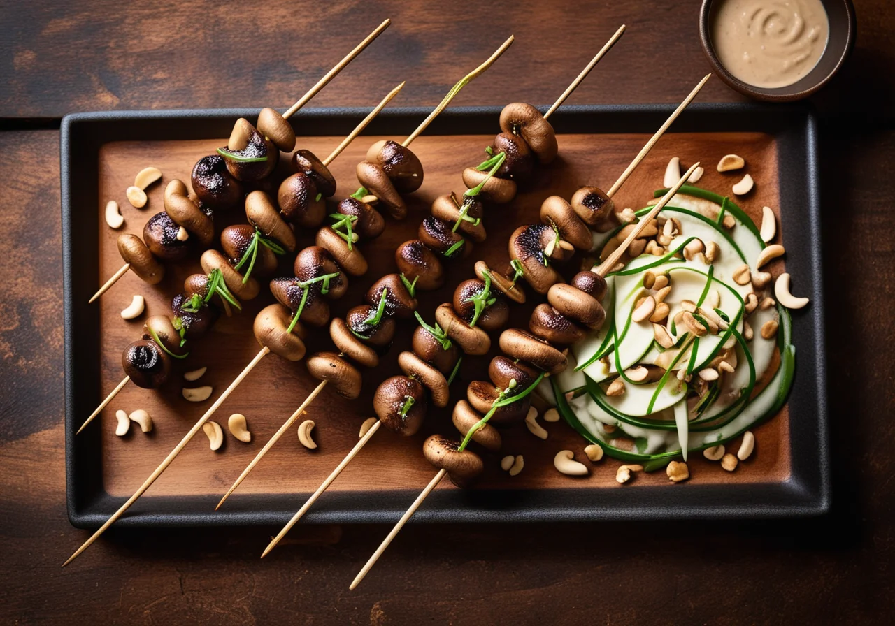 Champignon Skewers