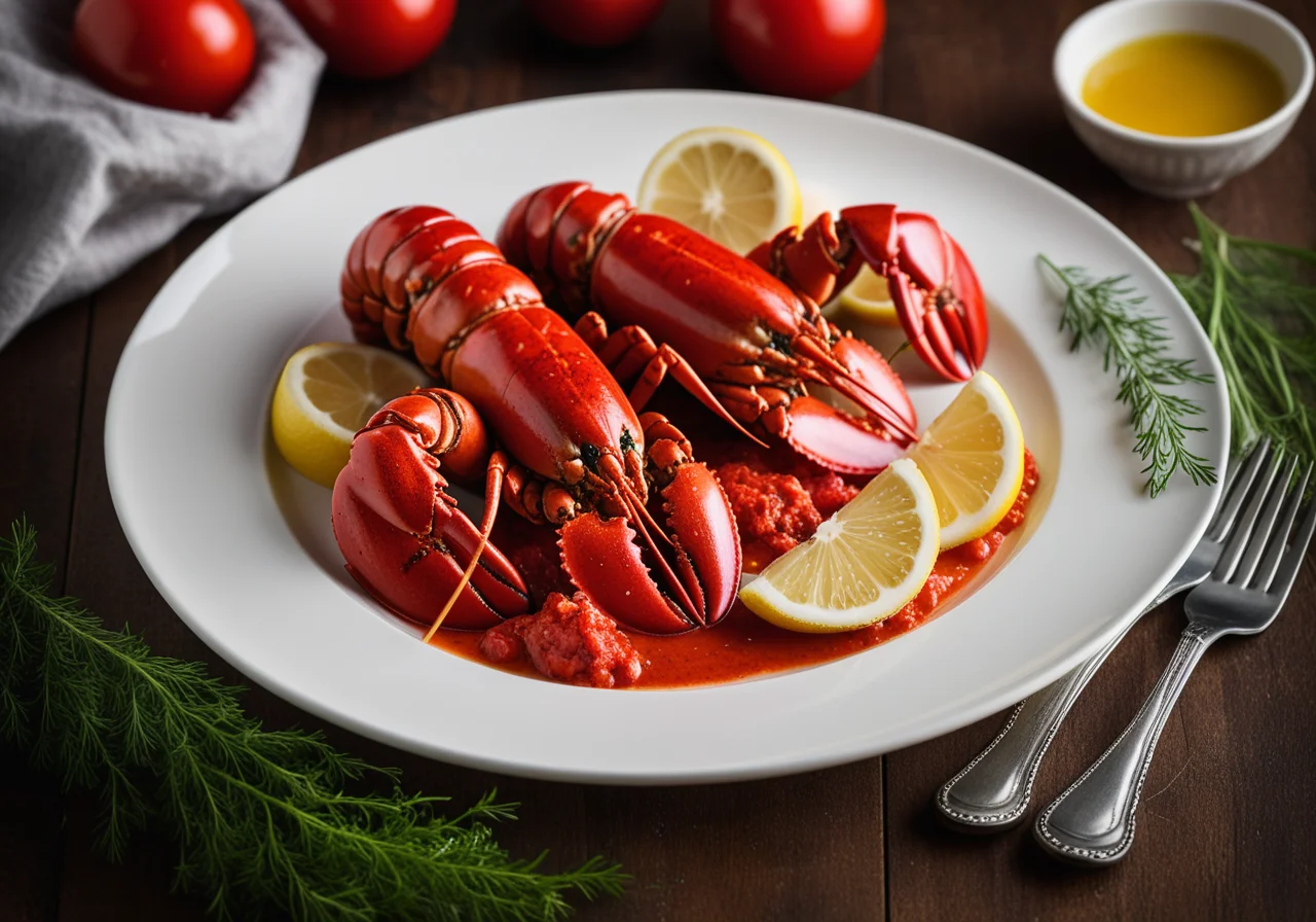Lobster with Tomato Sauce