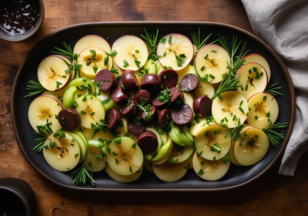 Potato Salad with Blood Sausage
