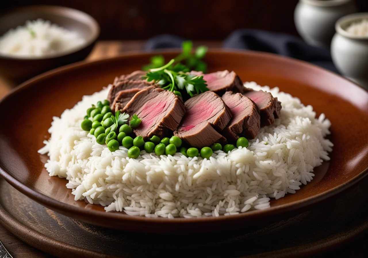 Veal Shank with Rice