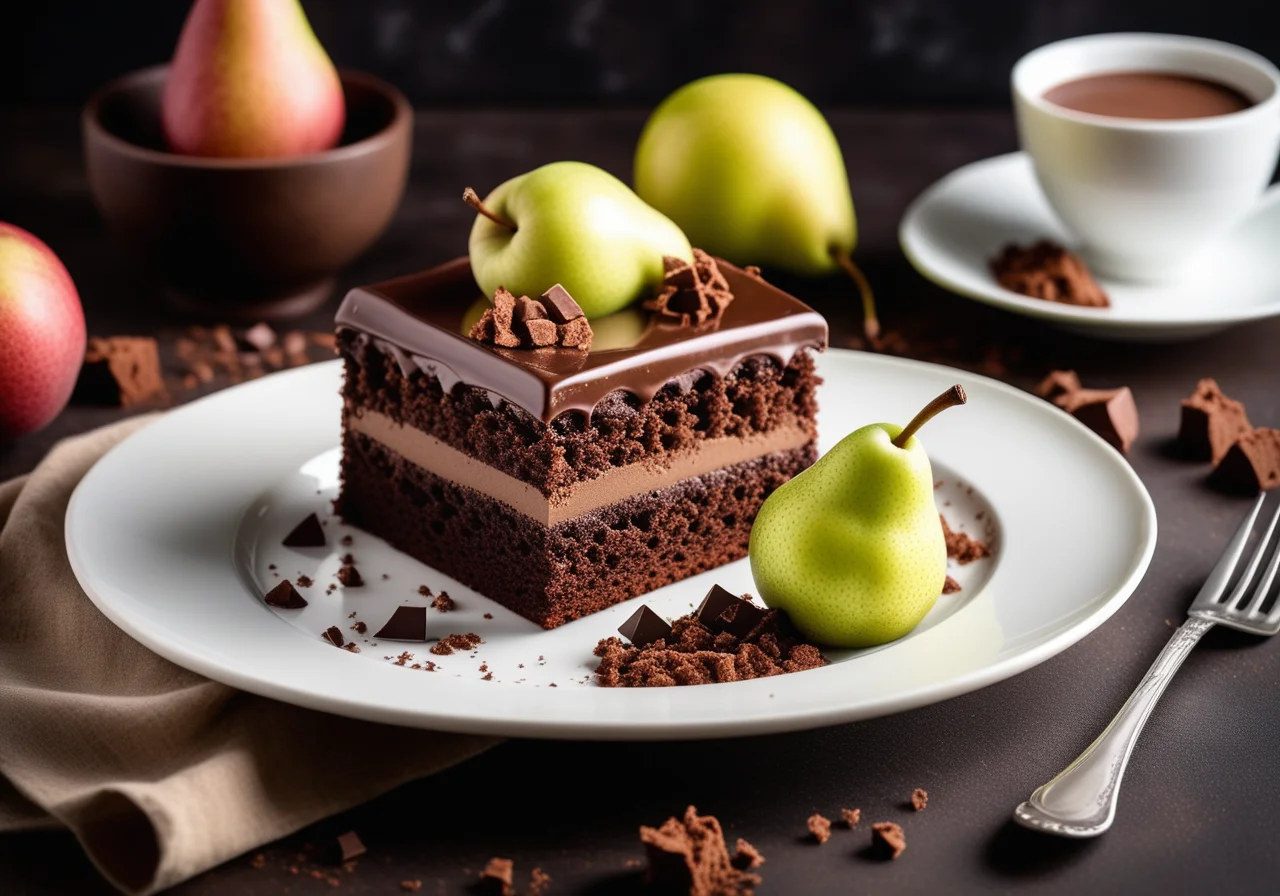 Chocolate Pear Cake