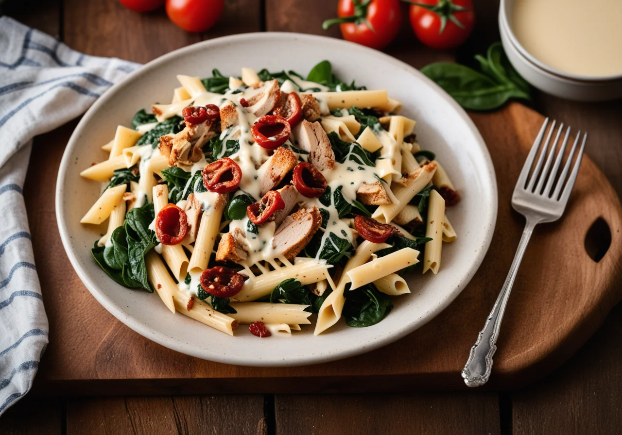 Pasta Chicken Gratin