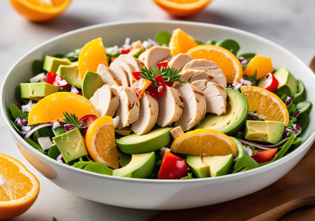 Fruitful Chicken Salad with Avocado