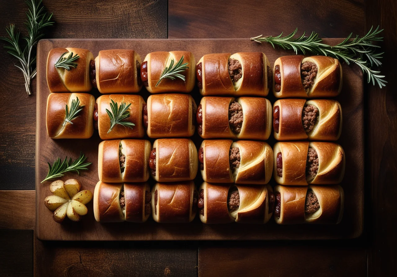 Reindeer Sausage (Crepinette) with Potatoes