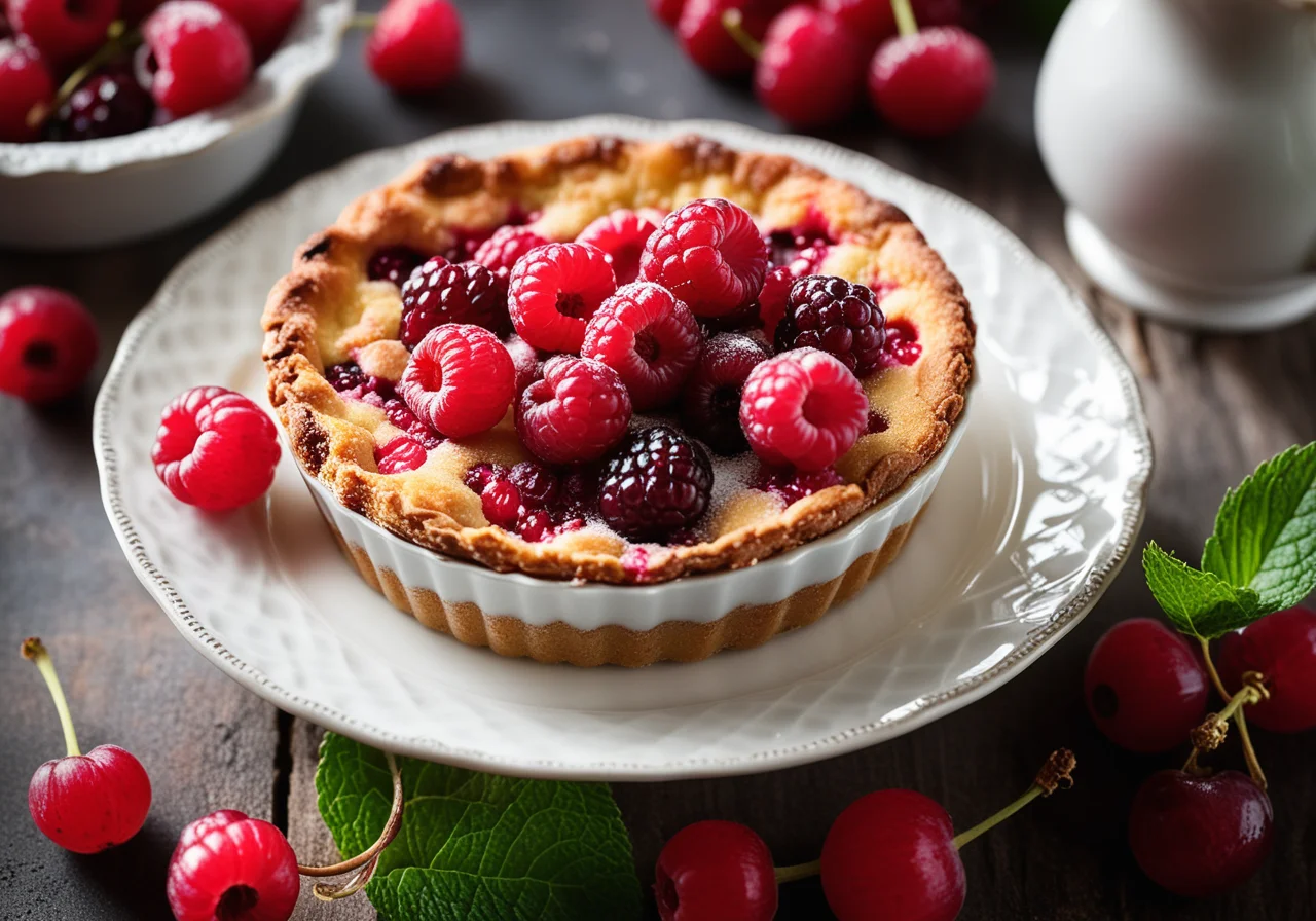 Red Currant Clafoutis