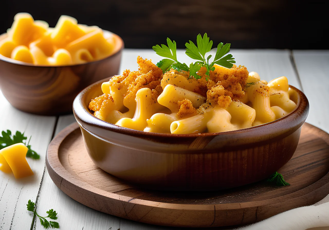 One Pot Mac & Cheese with Toasted Breadcrumbs