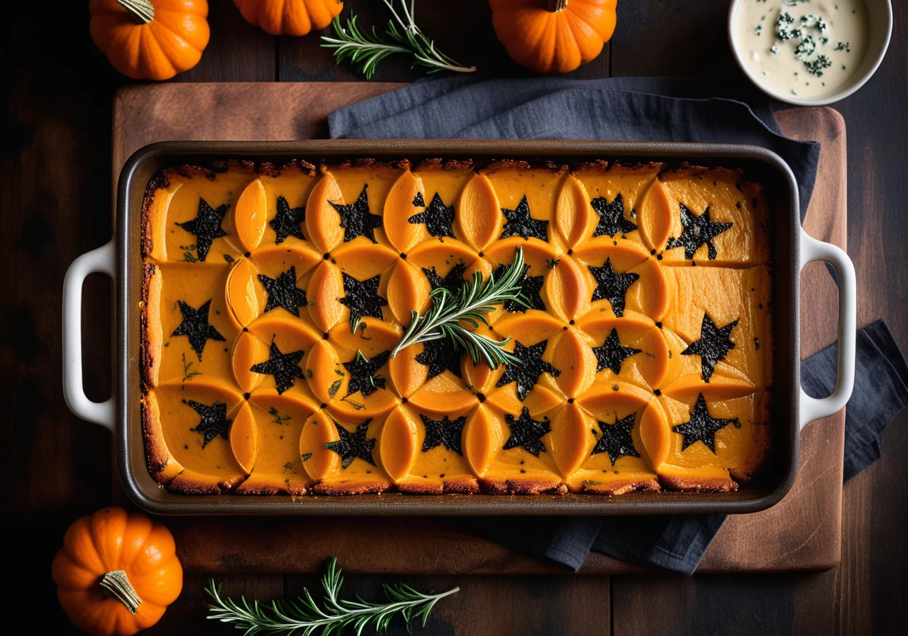 Pumpkin Casserole with Roquefort