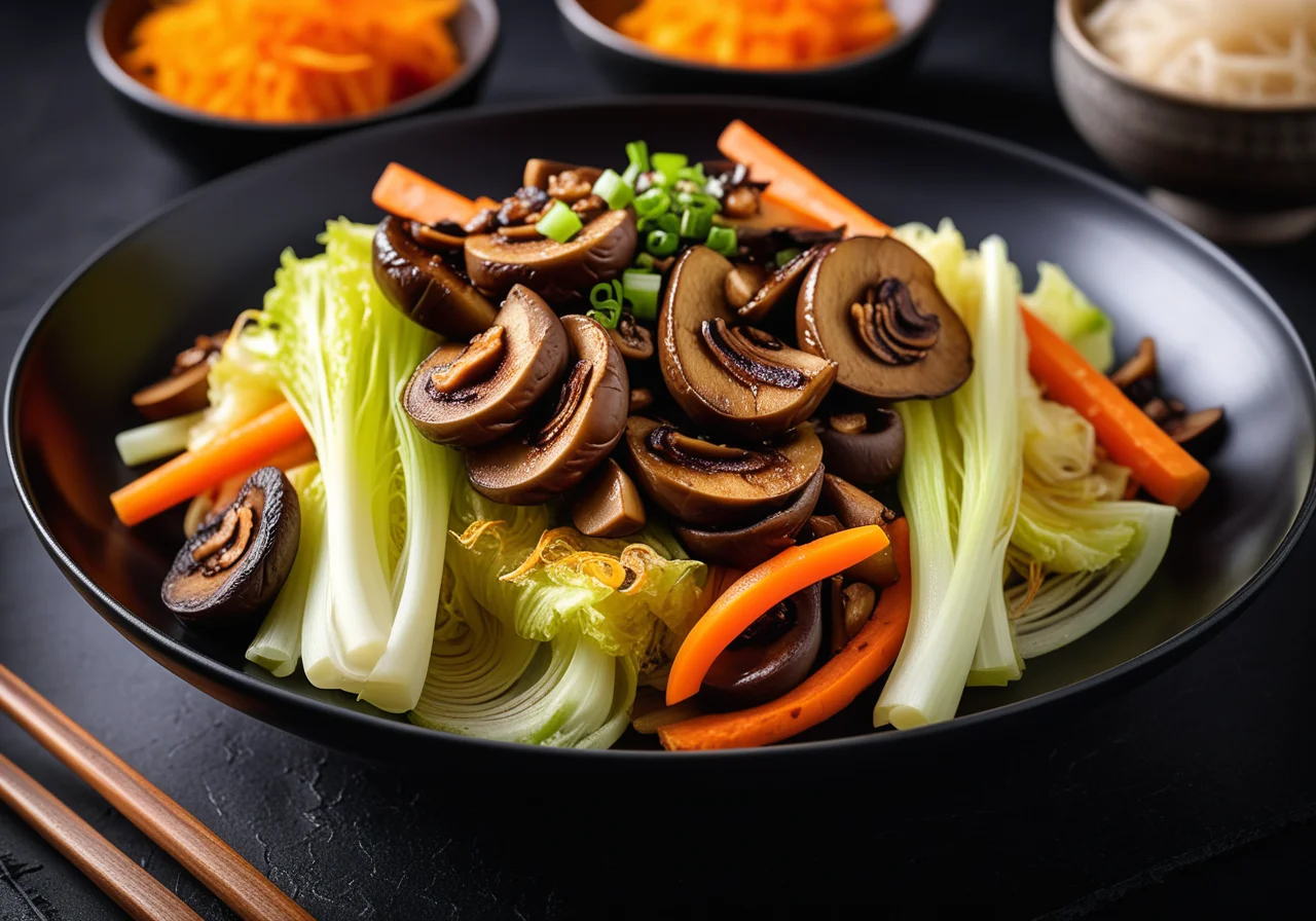 Chinese Cabbage Stir‑Fry