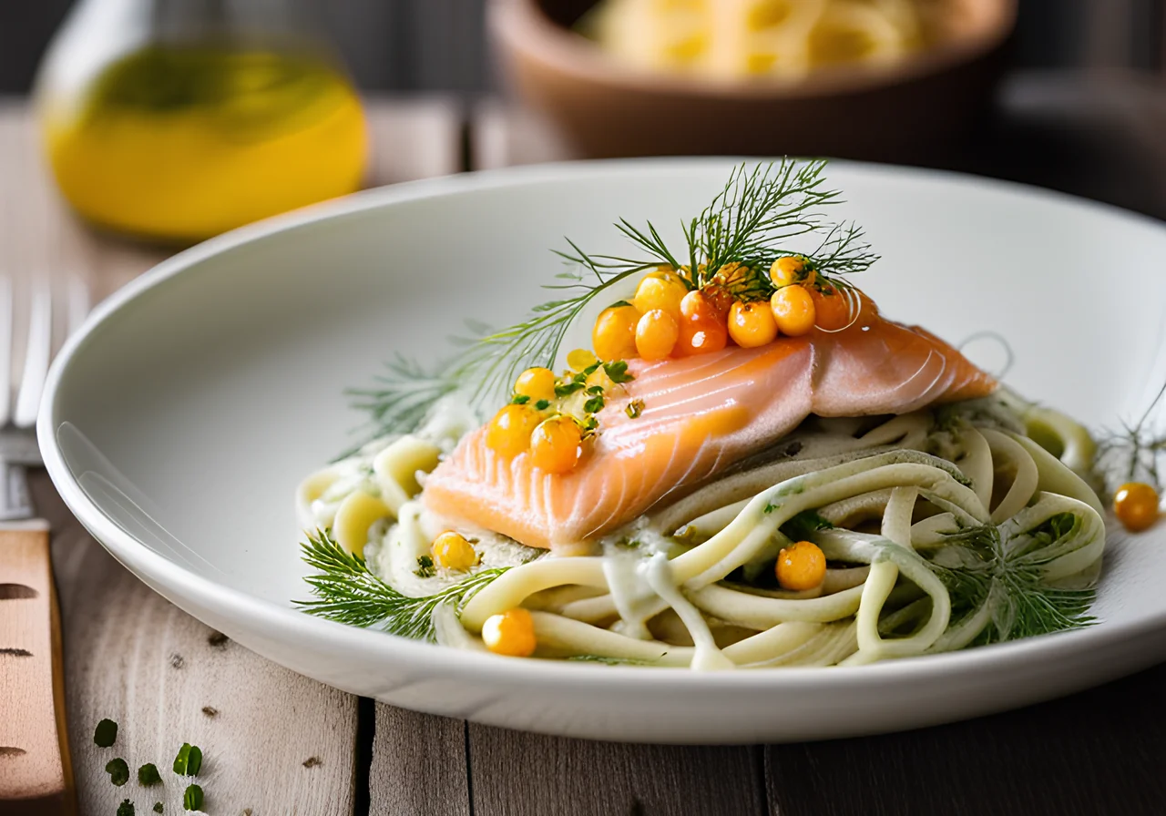 Smoked Trout Pasta