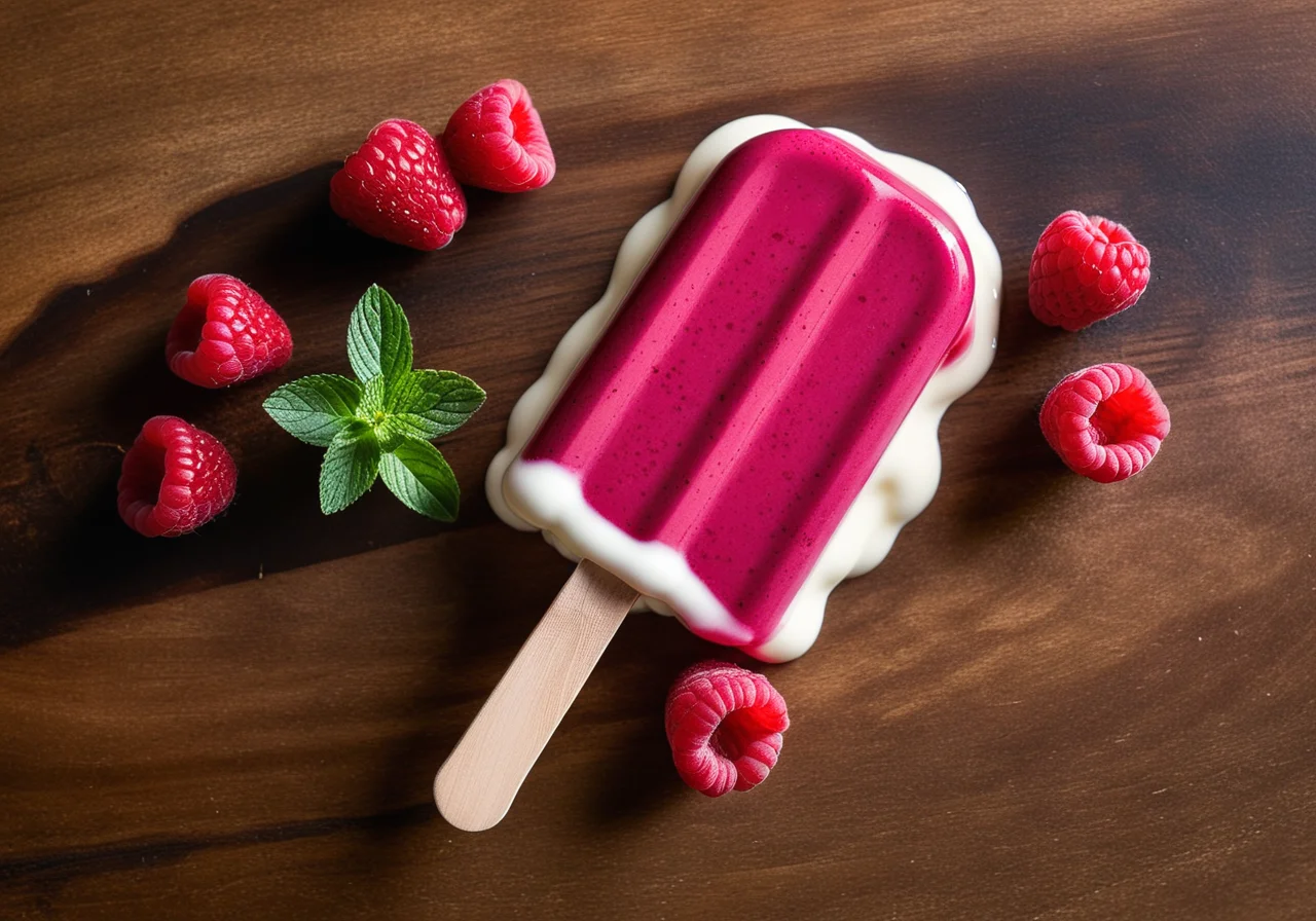 Yogurt Berry Popsicle