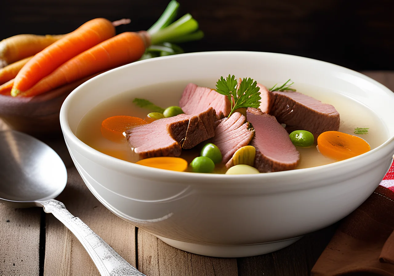 Soup Meat with Vegetables