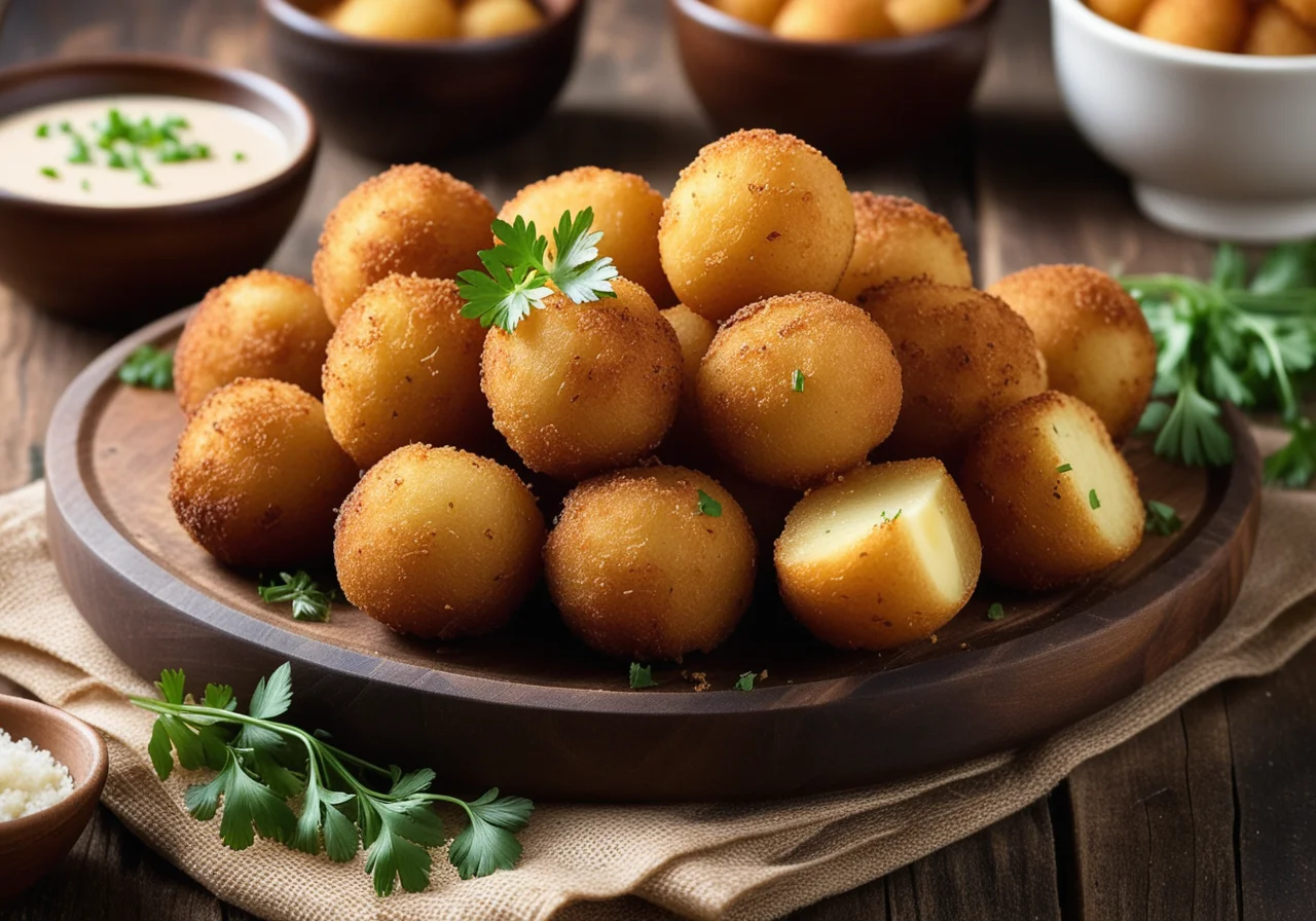 Panfried Potato Balls
