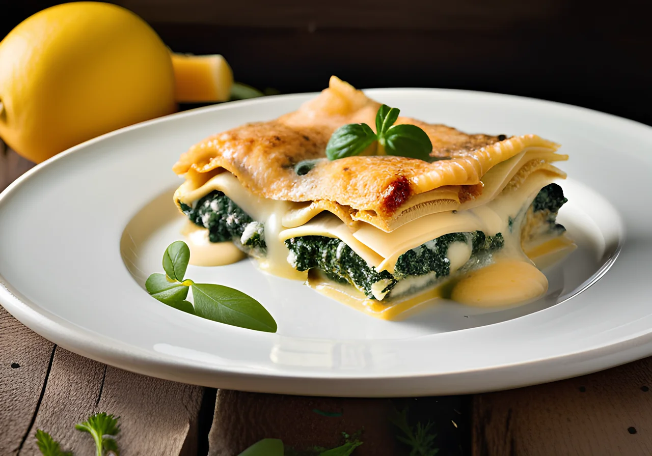Fish Spinach Lasagna