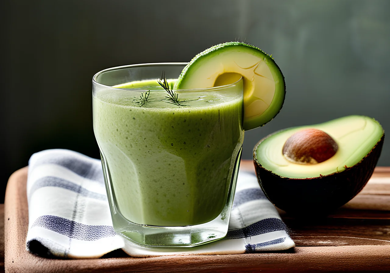 Cucumber Smoothie with Avocado