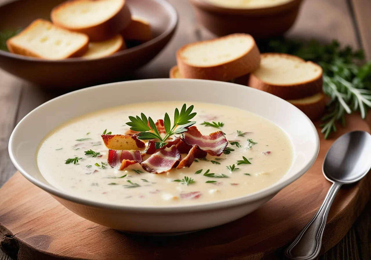 Potato Soup with Bacon