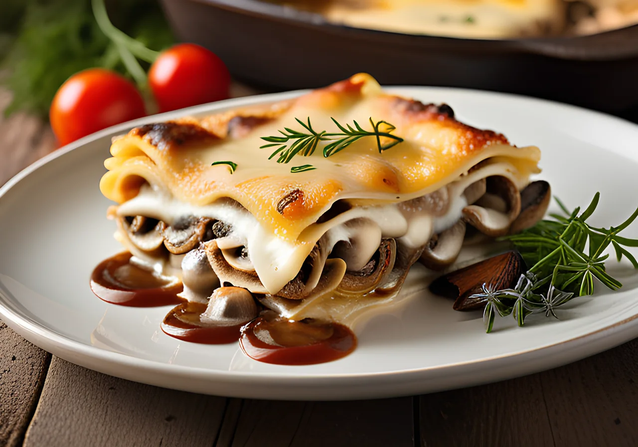 Vegetarian Mushroom Lasagna