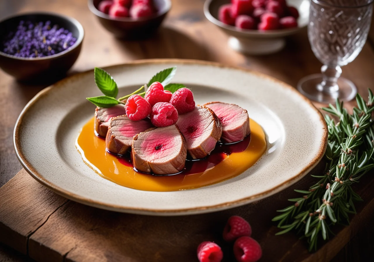 Duck Breast with Berries