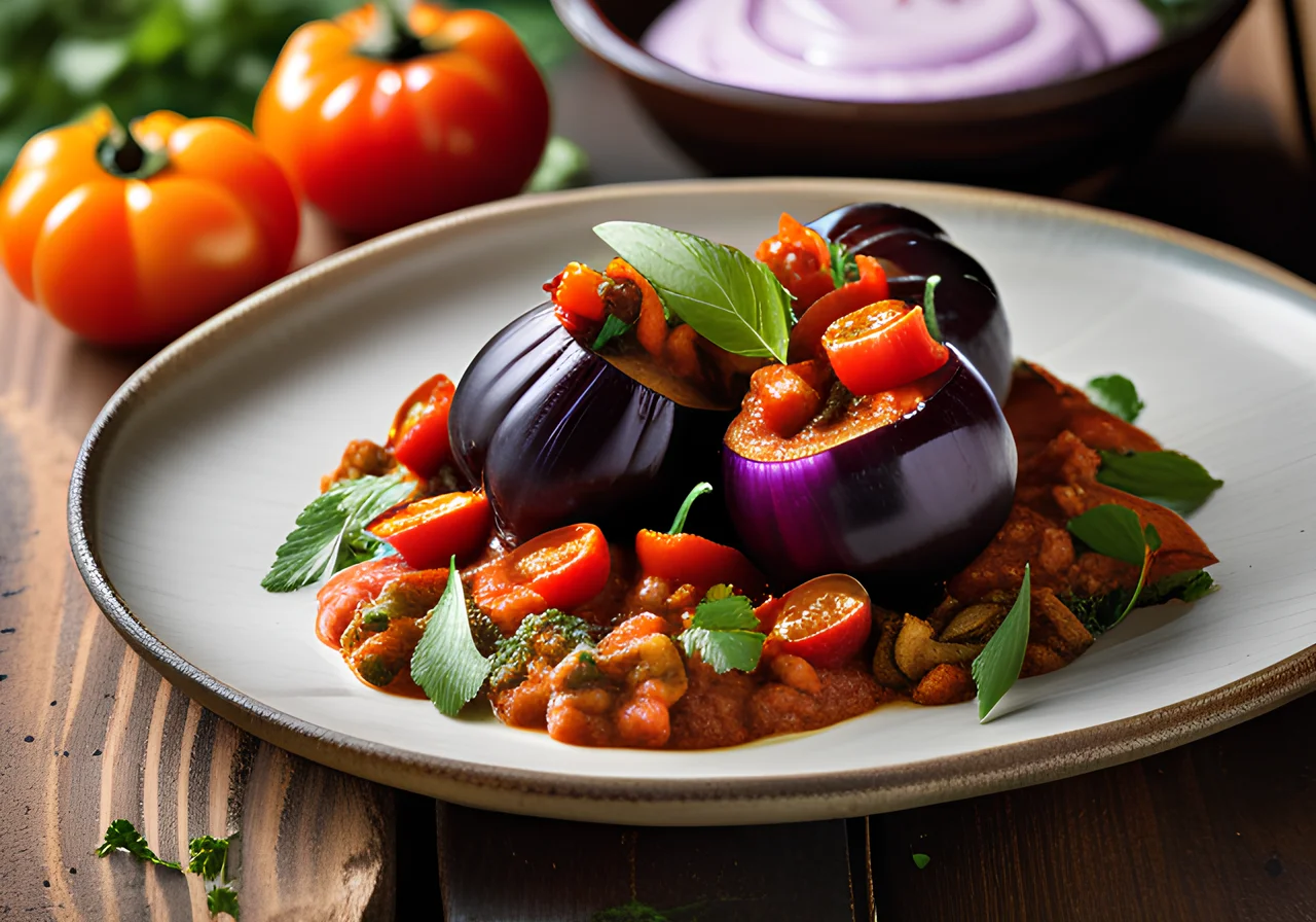 Indian Eggplant Ragout