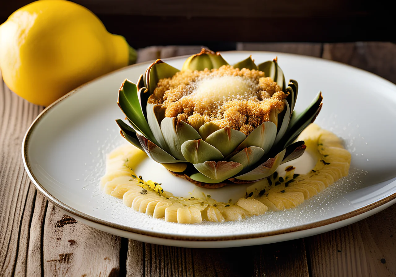 Gratinated Artichokes