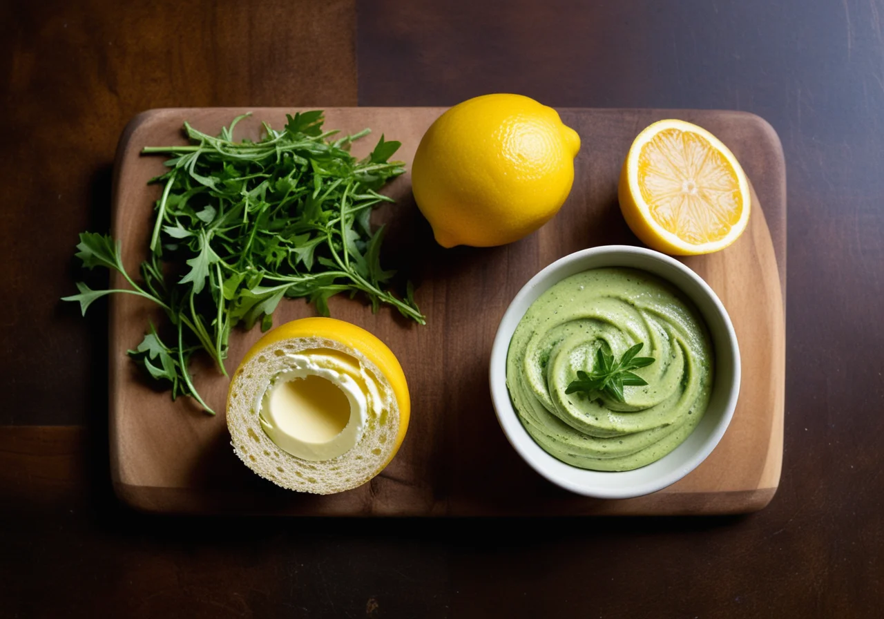 Lemon Arugula Butter