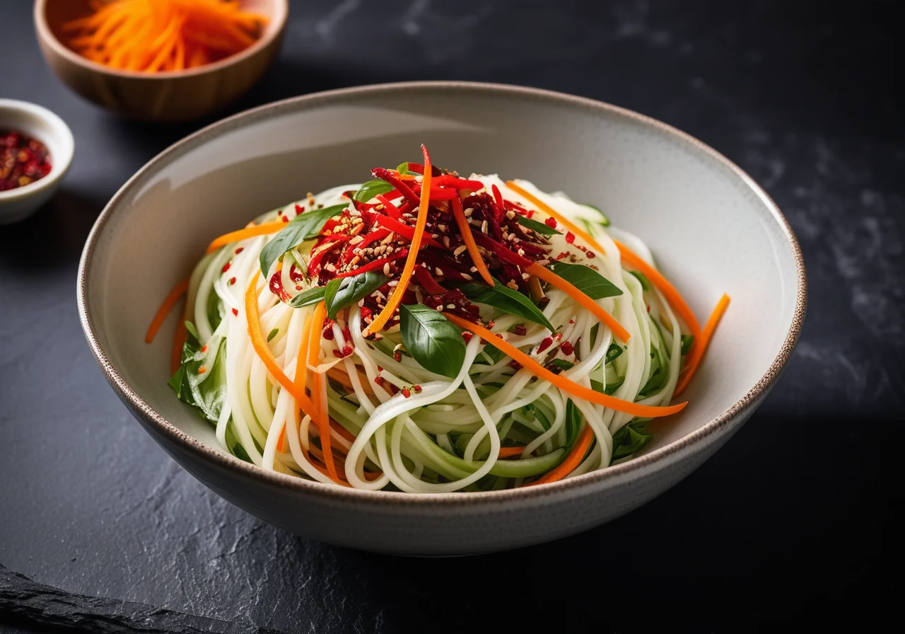 Glass noodle salad with minced meat
