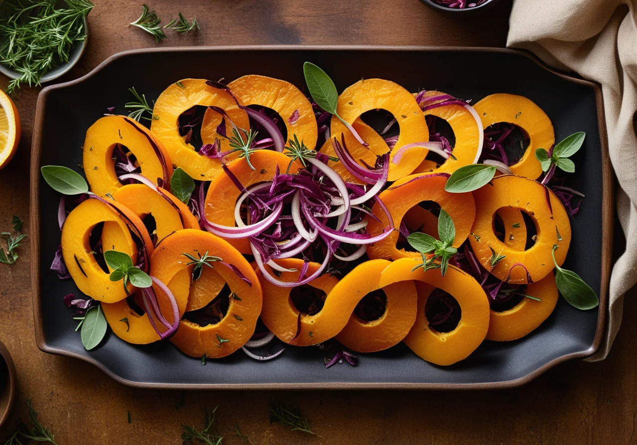 Autumn Salad with Pumpkin