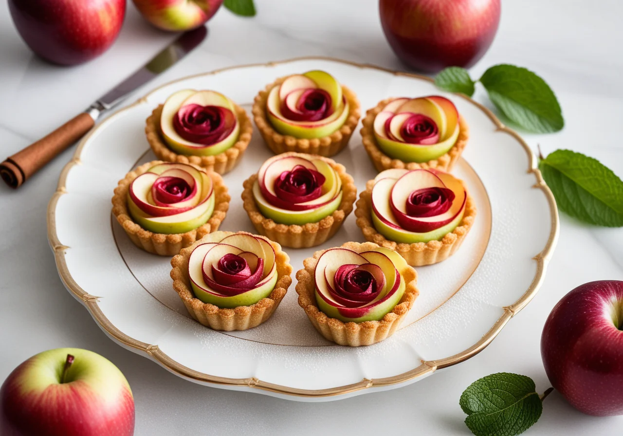 Apple Rose Tartlets