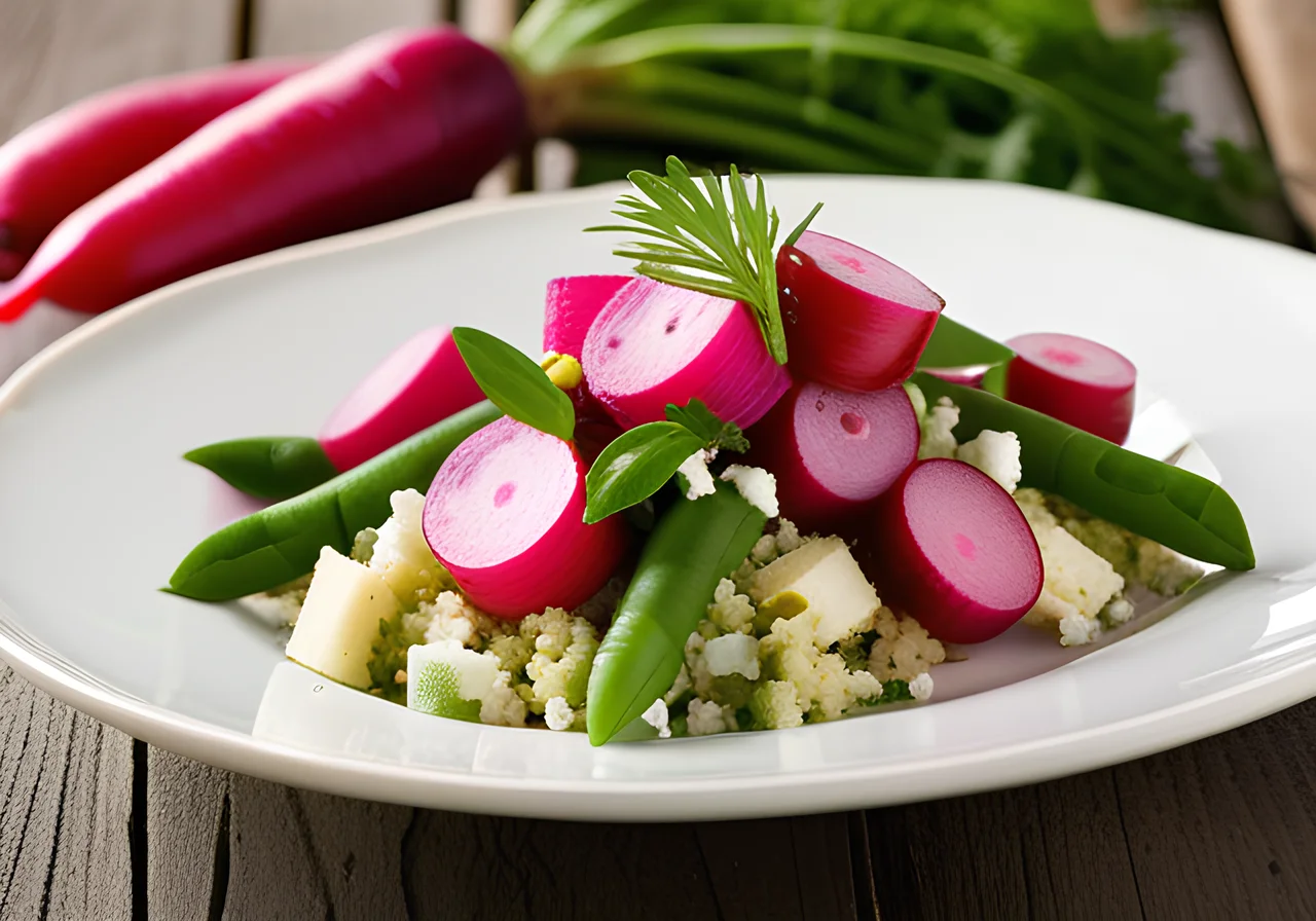 Couscous Salad with Sheep Cheese