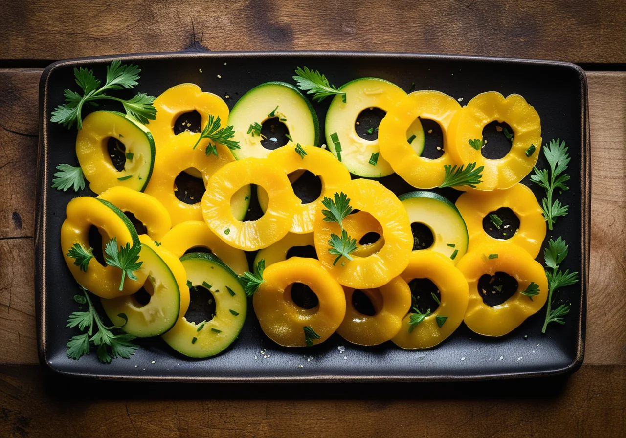 Marinated Zucchini and Pepper Vegetable