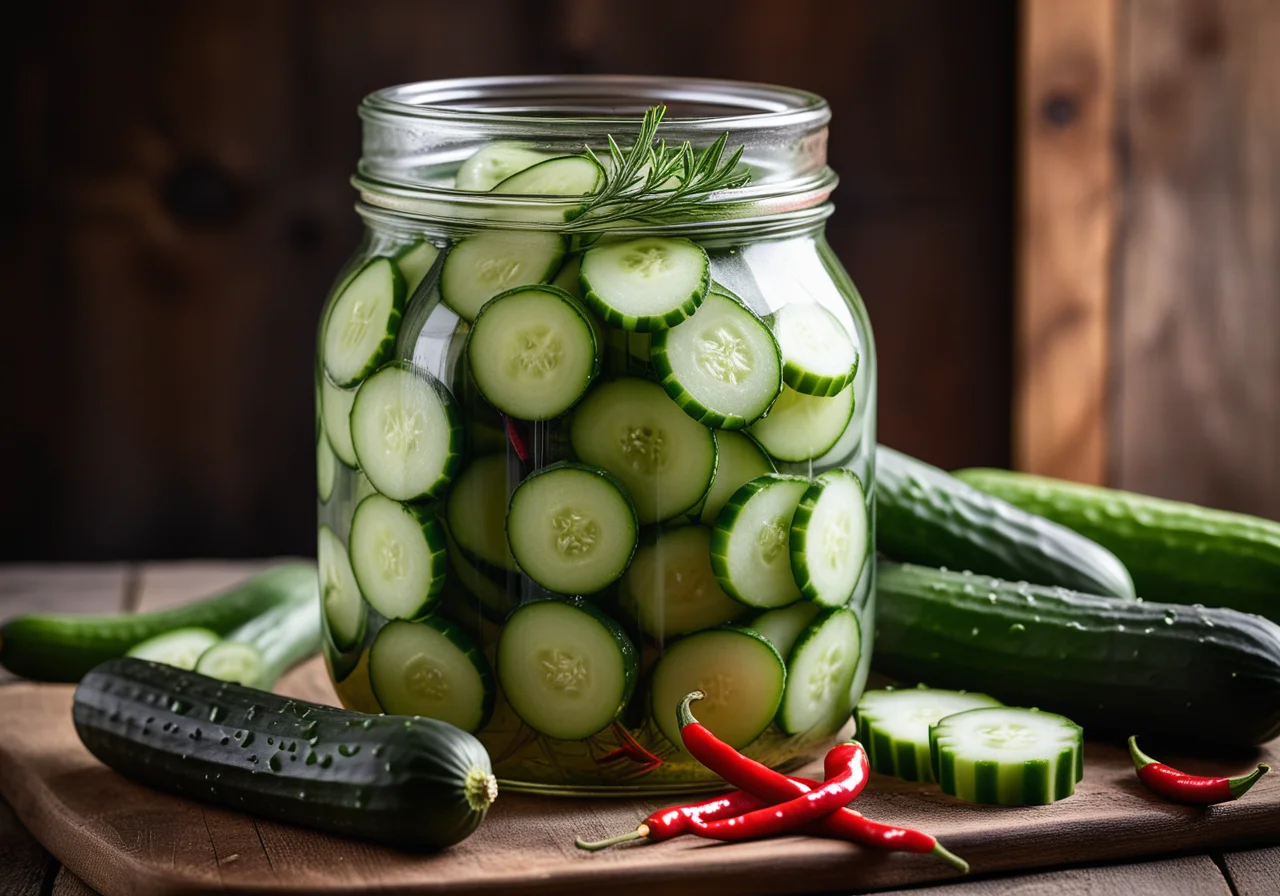 Pickled Chili Cucumbers