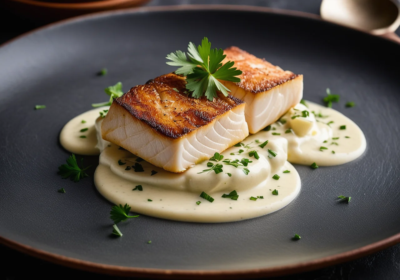 Pikeperch with Leek Vegetables