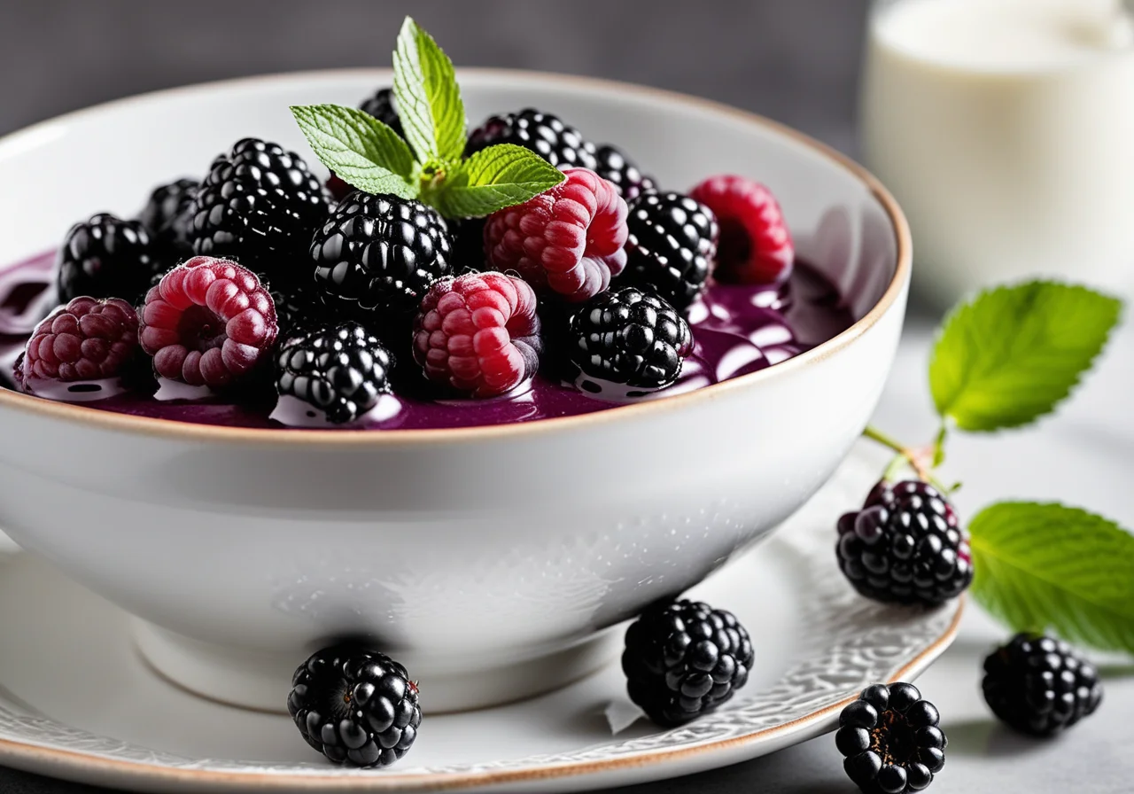 Quarkcream with Berries