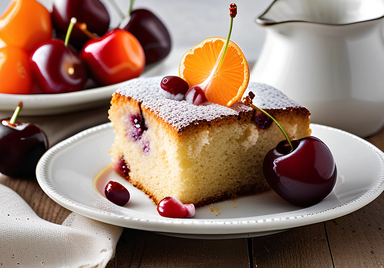 Gluten-Free Cherry Cake