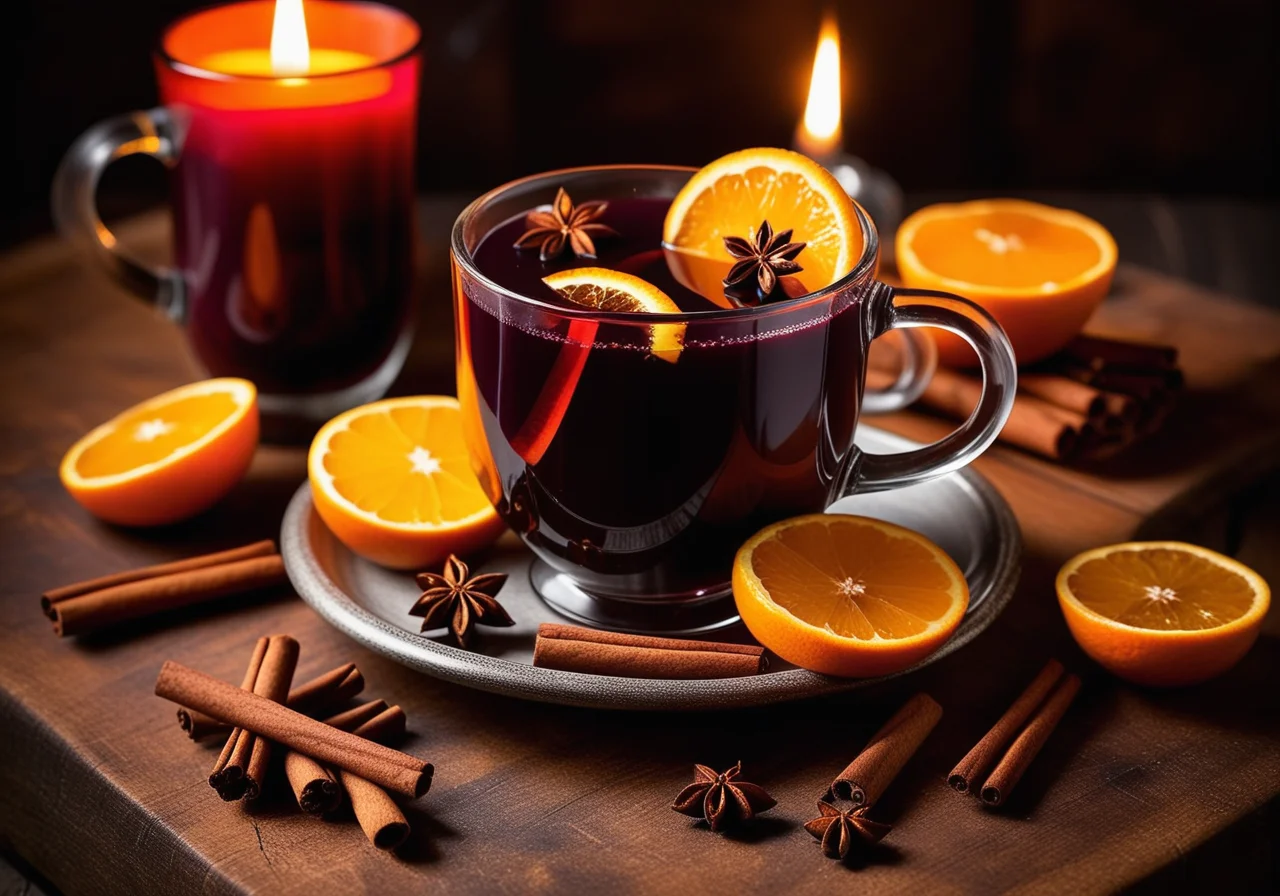 Mulled Wine with Juice