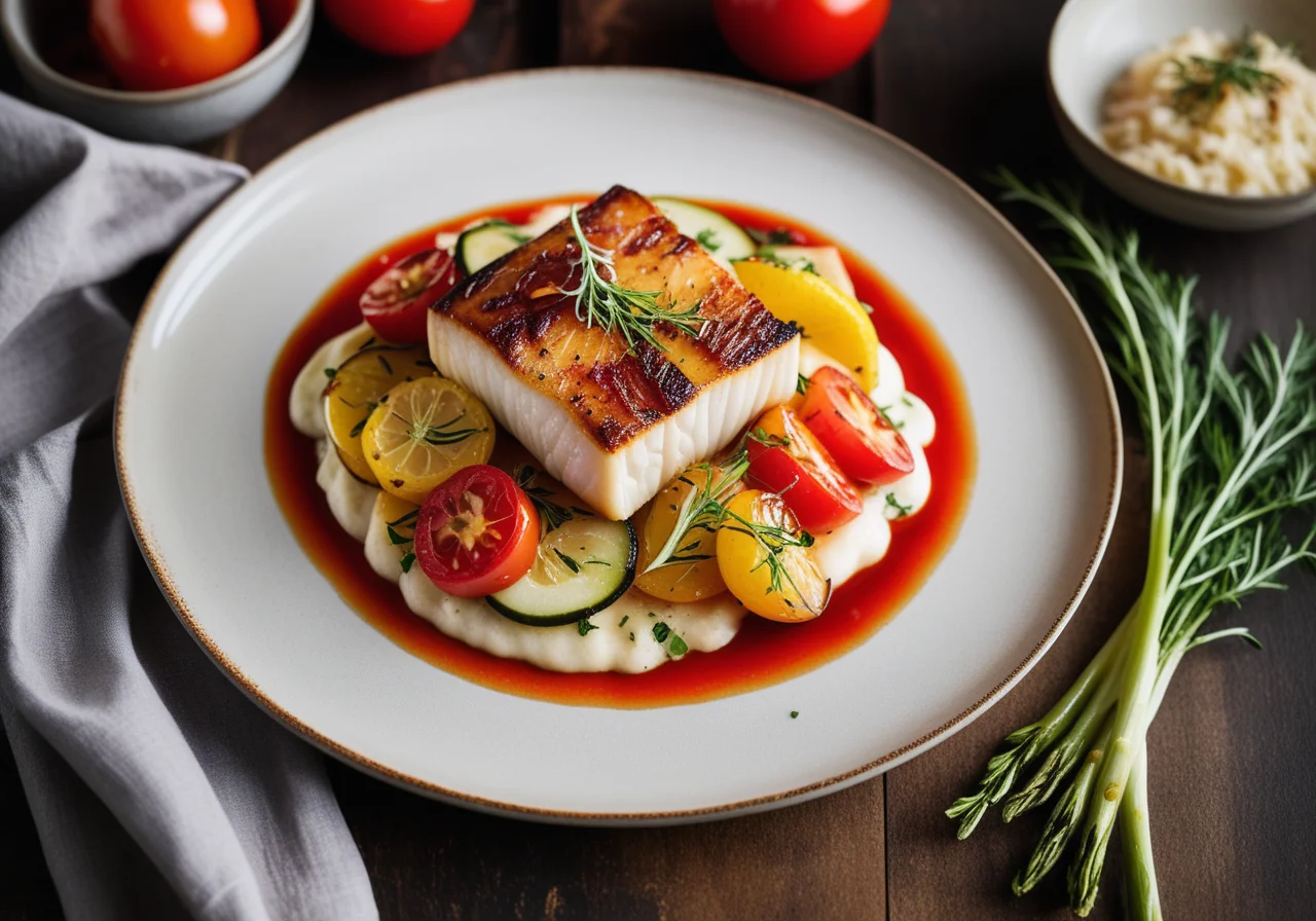 Pike Perch Fillets with Ratatouille