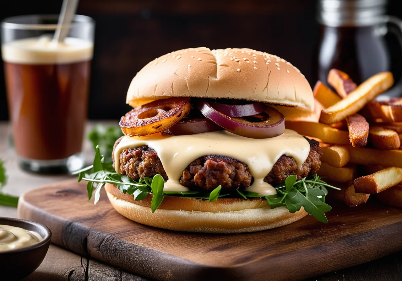 Bavarian Chorizo Burger